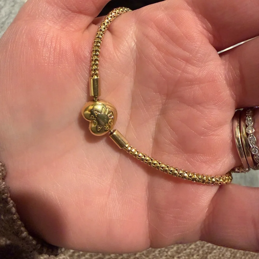 Pandora 14k Gold plated Bracelet - Picture 4 of 7